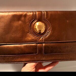 100% Authentic Botkier Oversized Clutch in Copper